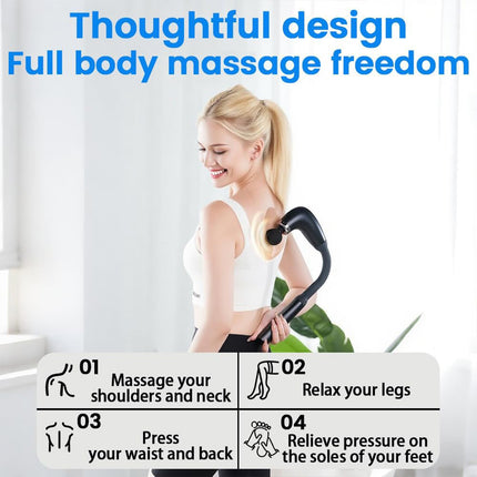 Deep Tissue Massage Gun Percussion Muscle Massager Portable Low Noise Durable