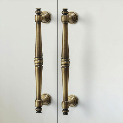 4 Sizes Copper Handles Simple Retro Cabinet Drawer Pulls for Wardrobe Door