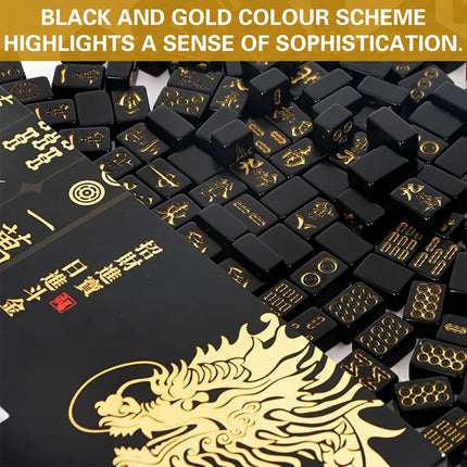 Portable 144PCS Universal Mahjong Set for Family Gatherings Home Entertainment