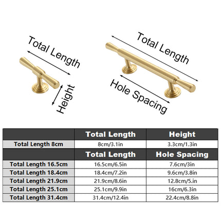 American Style Cabinet Handle Modern Drawer Pulls for Wardrobe Closet Cupboard