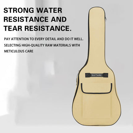 41Inch Wood Guitar Bag Basic Model 5MM Thick Cotton Double Strap Soft Guitar Bag