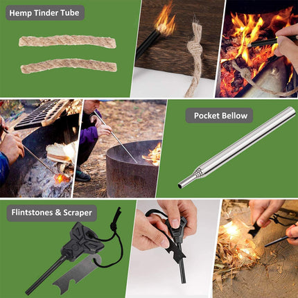 Outdoor Adventure Multi Function Camping Tool Set Portable Camping Hiking