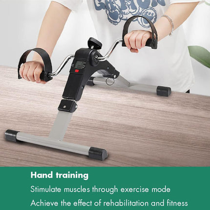 Mini Folding Exercise Bike Home Mini Fitness Equipment Foldable Adjustable AUS
