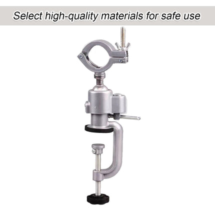 Rotary Bench Vice Mini Drill Clamp Universal Holder Workshop Bracket