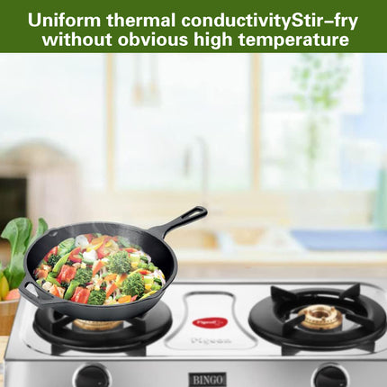 Nonstick Frying Pan 30cm Cooking Skillet with Heat Resistant Helper Handle