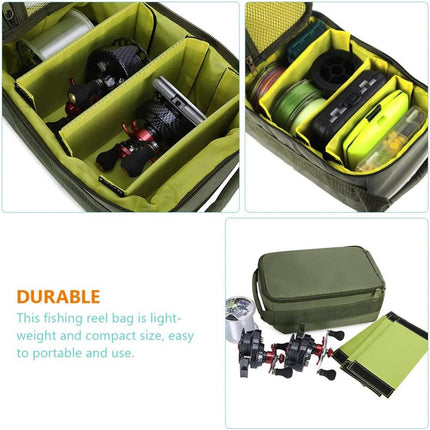 Fishing Gear Reel Storage Bag Portable Handbag Fishing Tools Organizer Storage
