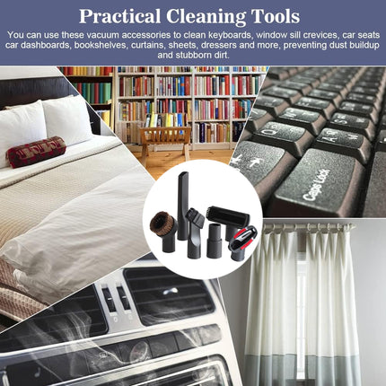 6pcs Vacuum Cleaner Accessory Suction Head Suitable for 32mm Inner Diameter Fit