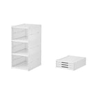 Easy Assemble Shoe Box Foldable Rack 3/6 Layers Storage Transparent Drawers