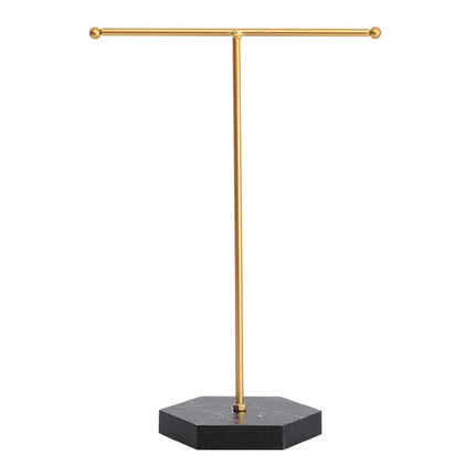 Jewelry Display Stand T-shape Earring Necklace Rack Tabletop Holder
