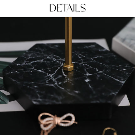 Jewelry Display Stand T-shape Earring Necklace Rack Tabletop Holder