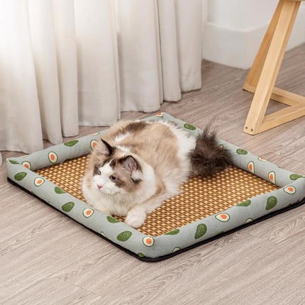 Pet Summer Cat Dog Kennel Mat Soft Pet Bed Cushion for Dogs and Cats Indoor Use