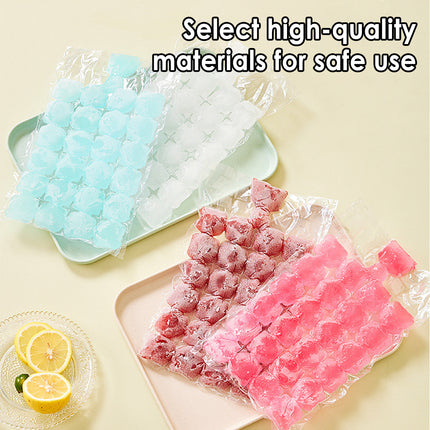Disposable Ice Pack Bag 100PCS Water Injection Ice Cube Mold Tear Ice Grid