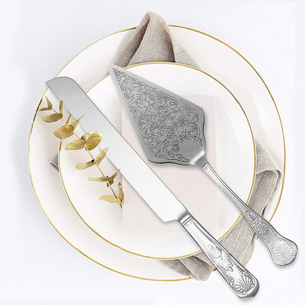 Stainless Steel Cake Knife Scoop Baking Tools Dessert Cutter Server Utensils