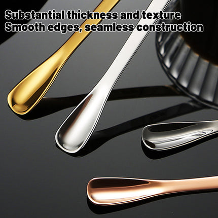 16PCS Stainless Steel Stirring Spoons 165mm Long Multi Colour Set for Drinks Use