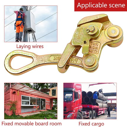 Cable Clamp Wire Rope Power Electrical Holder For Cable Fixing Anti Slip Tool