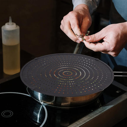 Kitchen Grease Screen Oil Splash Protection Reusable Heat Resistant Easy Clean