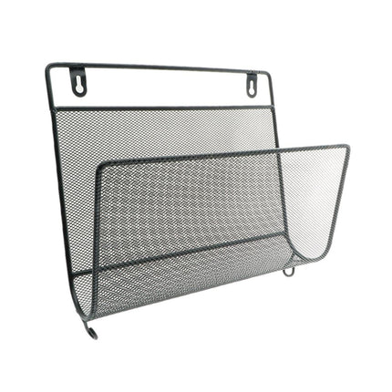 2PCS Wall Mount Magazine Rack for Books Mail Organizer Bathroom Kitchen Office