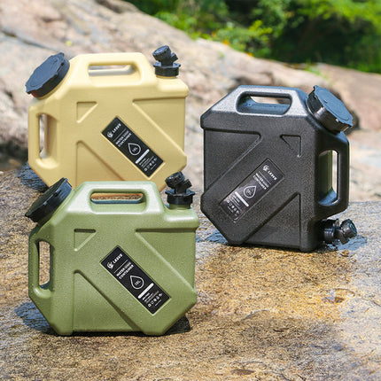 10L Portable Water Container with Tap for Car Camping Hiking Picnic Travel