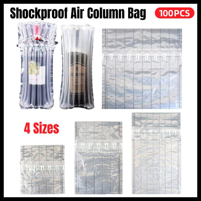 100pcs Air Column Bag Shockproof Bubble Wrap Protective Packing for Express