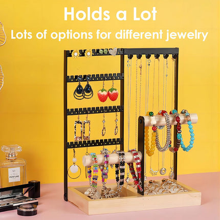 Jewelry Earring Bracelet Display Rack Jewellery Stand Necklace Organizer Holder