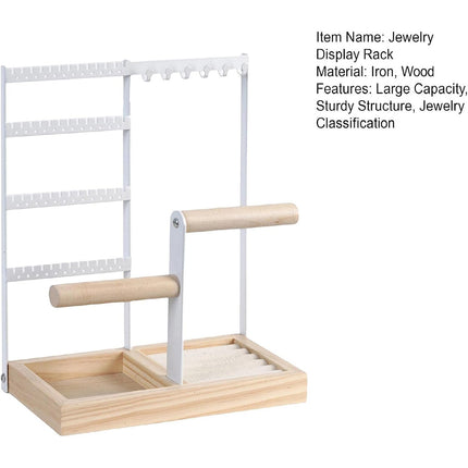 Jewelry Earring Bracelet Display Rack Jewellery Stand Necklace Organizer Holder