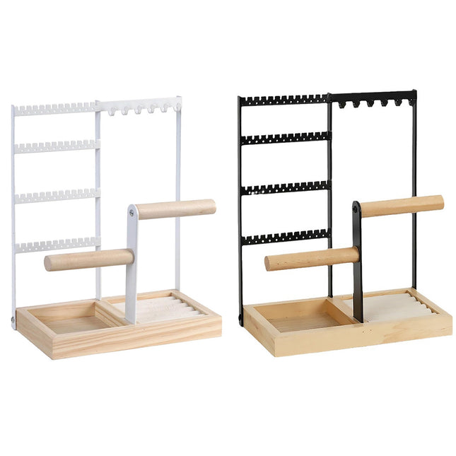 Jewelry Earring Bracelet Display Rack Jewellery Stand Necklace Organizer Holder
