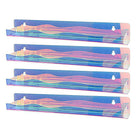 Acrylic Wall Shelves Set 4PCS Floating Display Storage Racks Clear for Home Use