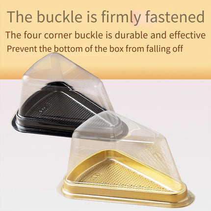 100pcs Triangle Cake Boxes for Bakery Packaging Pastry Gift Boxes for Parties