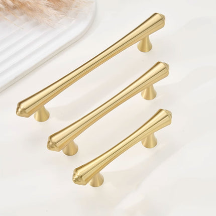 Wardrobe Pure Copper Handle Light Luxury Gold Modern Cabinet Drawer Door Pull