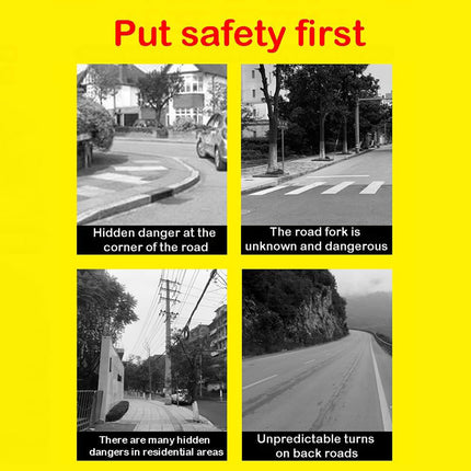 Road Traffic Safety Wide-Angle Mirror 60cm Dome Security Round Mirror Durable