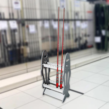 Fishing Rod Display Rack Stand Holder Net Rod Support Storage Organizer for Gear