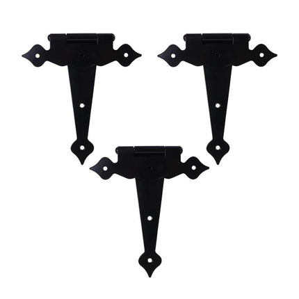 Shed Hinges 4PCS Heavy Duty Strap Hinge for Wooden Gate Barn Door Fence Hardware