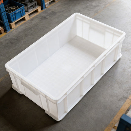 2PCS Rectangular Thickened Plastic Storage Box Durable for Household Storage Use