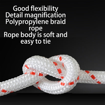 Fire Escape Safety Rope High Altitude Work Rope High Strength Anti Slip Durable
