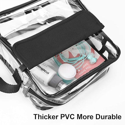 Waterproof Transparent Shoulder Crossbody Bag Multifunctional Sports Travel Bag