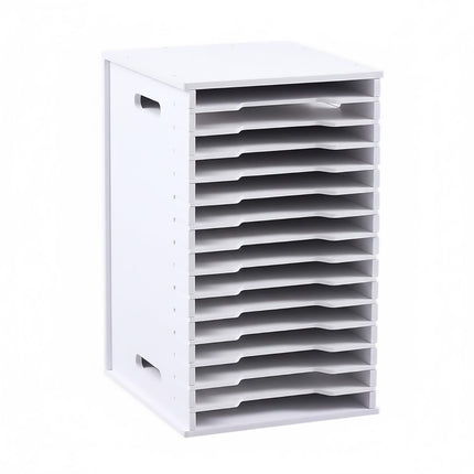 Desktop File Organizer Rack 3 Style Space Saving Stable for Office Desk Storage