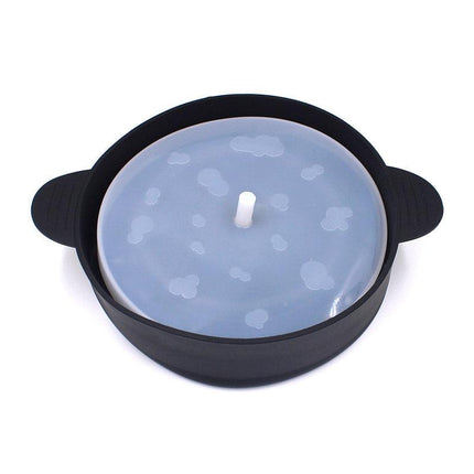 High Temperature Resistant Silicone Popcorn Bucket Collapsible Bowl with Handle