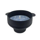High Temperature Resistant Silicone Popcorn Bucket Collapsible Bowl with Handle