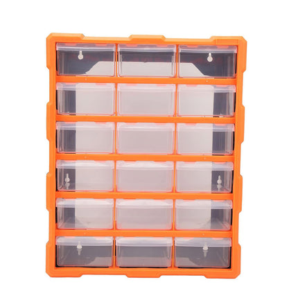 Tool Storage Bin Parts Organizer Drawers Cabinet Box Chest Plastic With Dividers