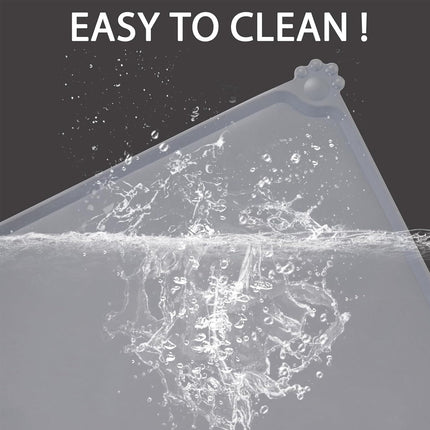 Silicone Pet Mat Spill-Proof Easy to Clean Mat for Pets Dog Food Placemat