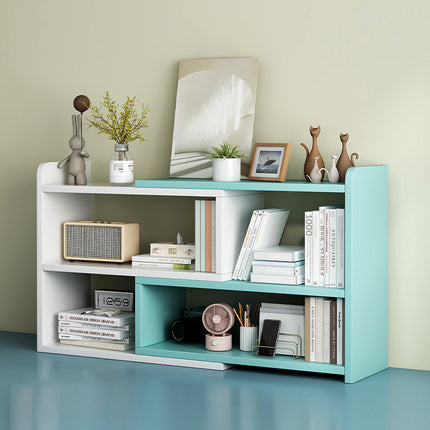 Desktop Multi Layer Shelf Bookcase Desk Storage Rack Space Saving Durable