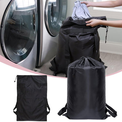 Backpack Laundry Bag Polyester Drawstring Storage Bag for Students Travel