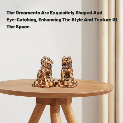 Chinese Style Golden Toad Ornament Resin Lucky for Home Office Desktop Decor