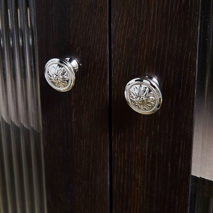Drawer Cabinet Handle Silver 6Styles Single Hole Modern Minimalist Furniture