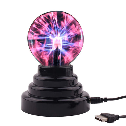 Magic Plasma Ball Touch USB Lamp Electric Globe Night Light Glass Lighting 14CM - Aimall