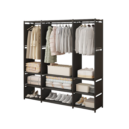 Home Simple Freestanding Multi-Functional Coat Rack Easy Assembly Durable