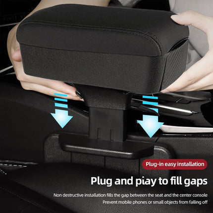Multifunctional Armrest Storage Box Gap Organizer for Vehicle Interior Use