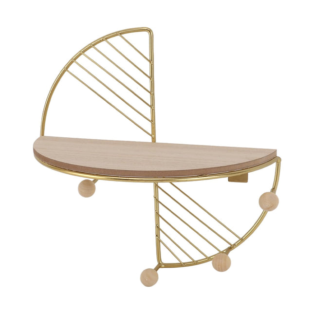 Wall Mounted Storage Rack Metal Shelf Easy Installation Durable Space Saving