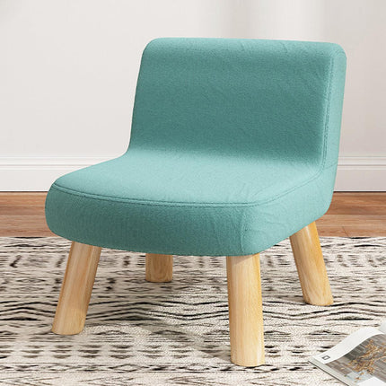 Fabric Ottoman Foot Stool Rest Pouffe Padded Footstool with Wood Storage Seat