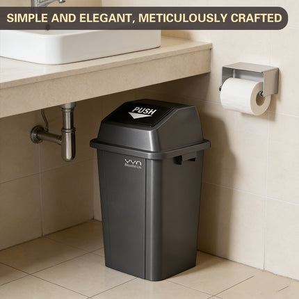 Outdoor Garbage Large Capacity 100L Trash Can Durable with Handle